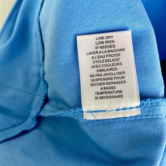 Fit Sight Blue Pull On Capris Pants with Pockets Women's Medium NEW - Picture 7 of 8